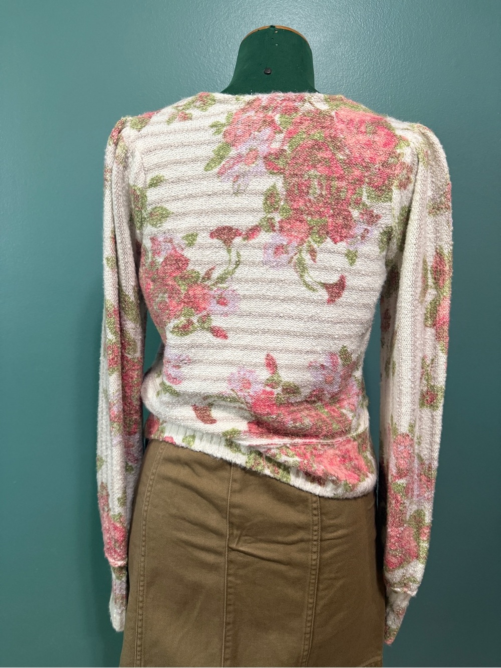 Free People Bed of Roses Sweater cotton blend - Picture 5 of 10
